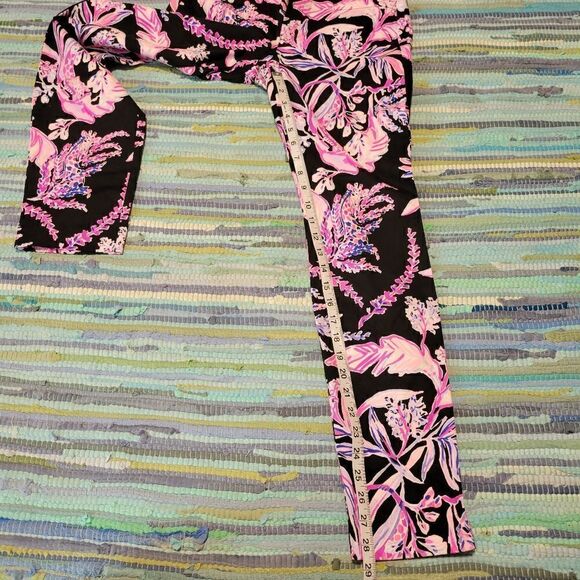 Lily Pulitzer Kelly Skinny Ankle Pants Onyx wild Within, sz 4 - Picture 10 of 15
